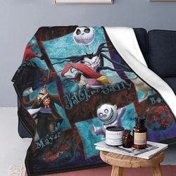 Festive Throw Blanket for Sofa Couch Bed Super Soft Outdoor Fleece Blanket