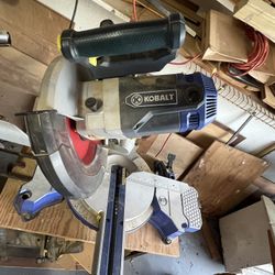 Kobalt miter Saw W Laser Guide, Great Condition 