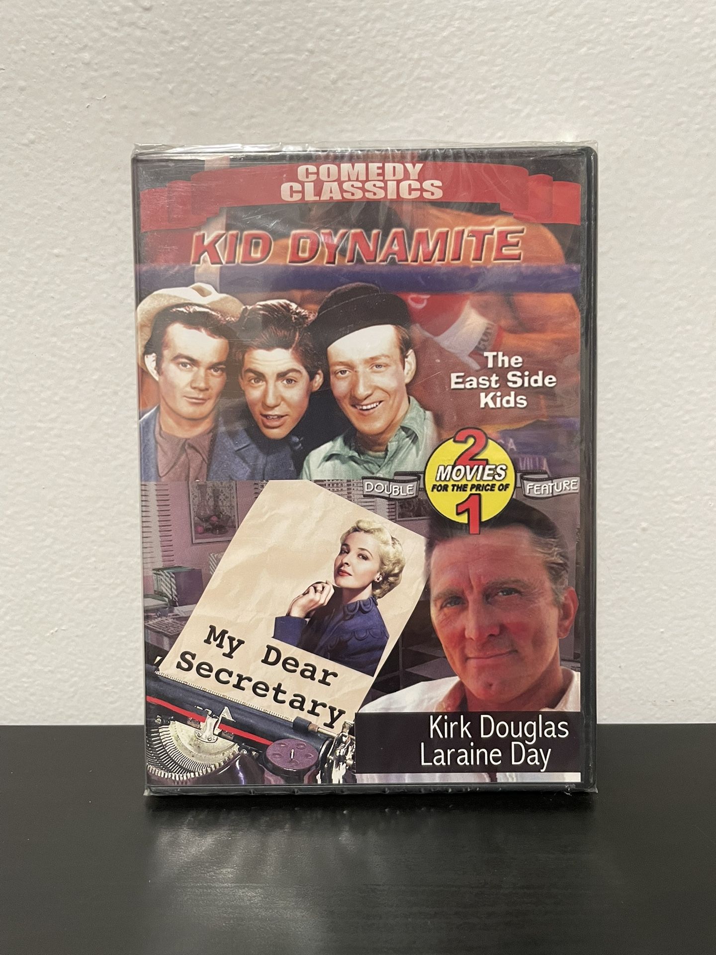 Kid Dynamite & My Dear Secretary DVD NEW SEALED Kirk Douglas Double Feature 40s