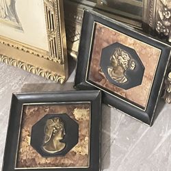 Vintage Art prints pair 