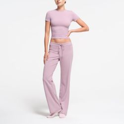 New Skims Cotton Jersey Pants