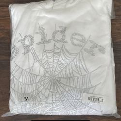 White Rhinestones Spyder