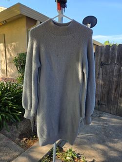 Womens long sleeve sweater dress
