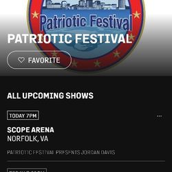 Patriotic Festival Pit Tickets Jordan Davis