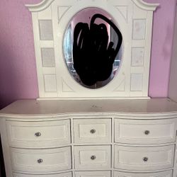 Princess Dresser And Side Table