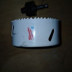 Milwaukee 4-1/8 inch 106 mm Hole Saw w/ Arbor 