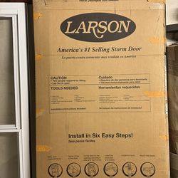 Larson storm door Tradewinds Series - Split Fullview