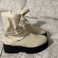 Tan Platform Boots