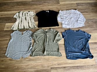 Set of 6 women’s size XL tops, very good condition