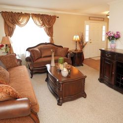 Raymour & Flanagan Living Room set w/ buffet, cofee table and end tables