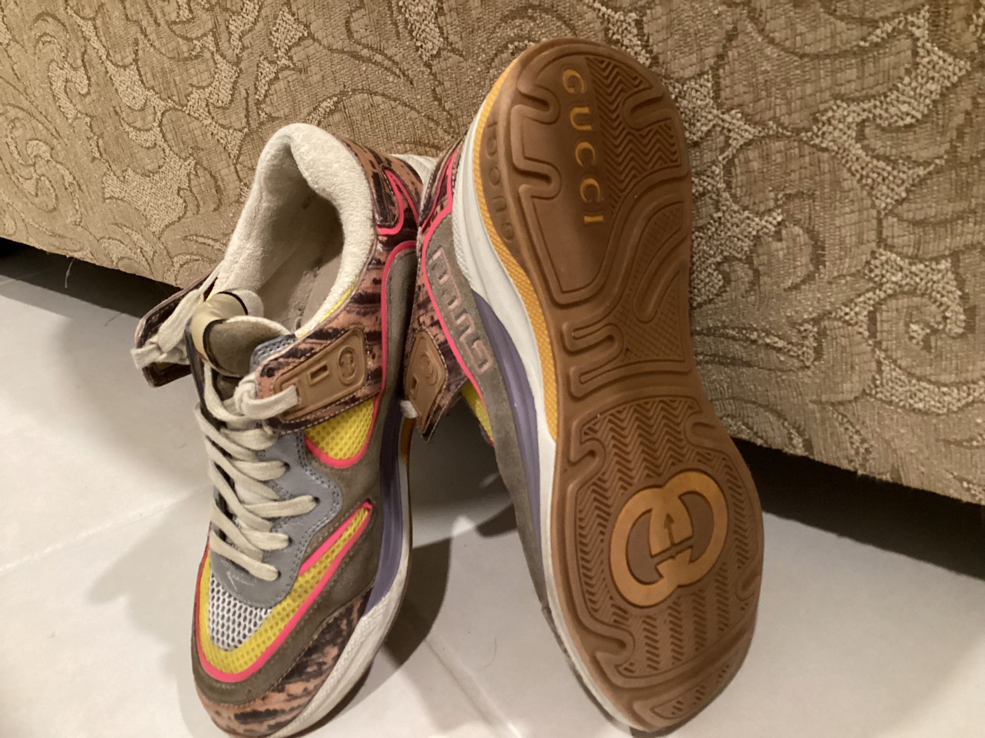 GG Multicolor Sneakers In Good Condition Size 39 Ladies Asking $180. Obo 