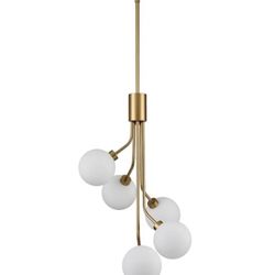 Danseer Modern Glass Globe Chandelier