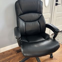 Black Leather Computer Chair