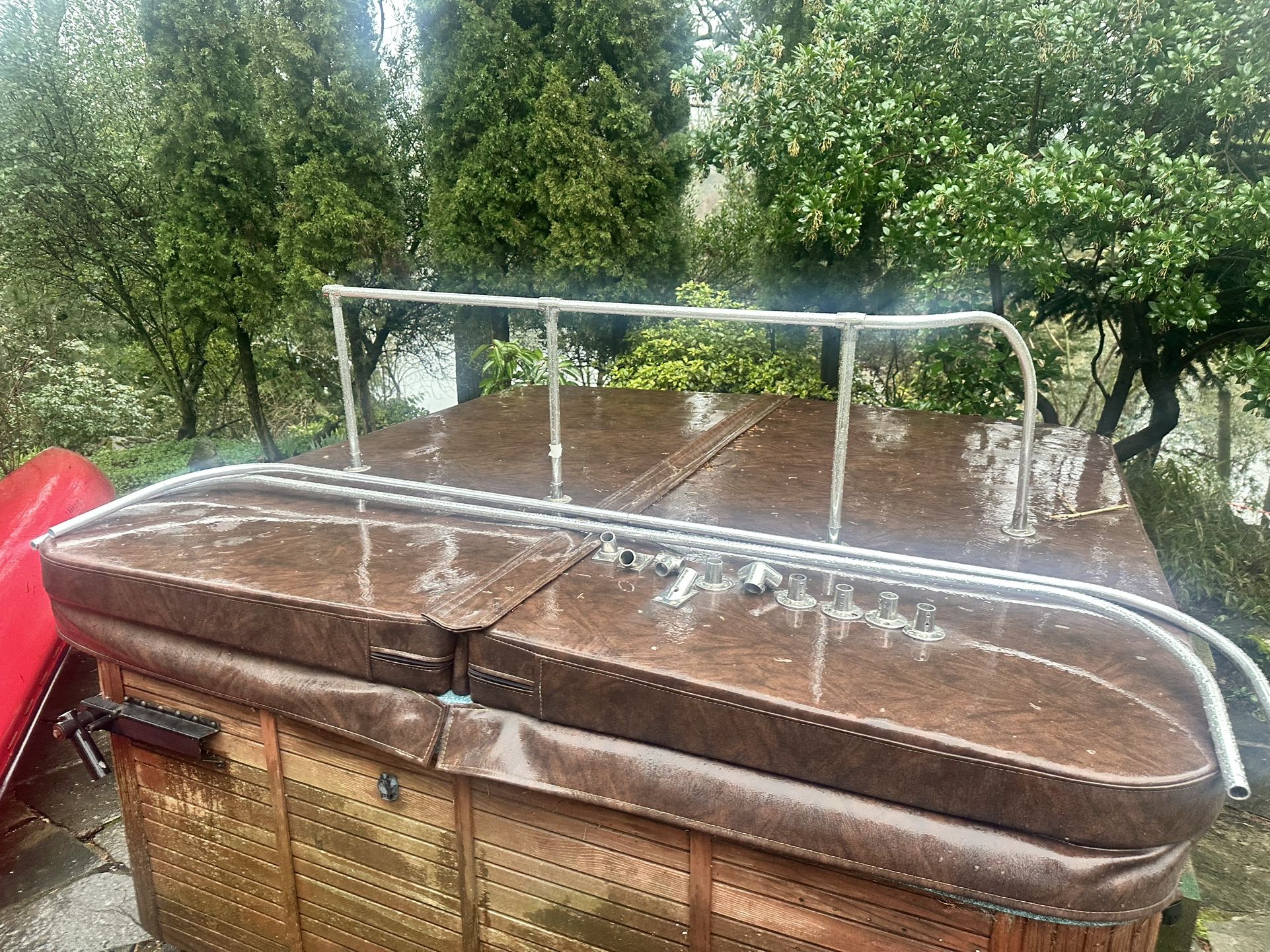 3/4” Stainless Boat Railing And Fixures