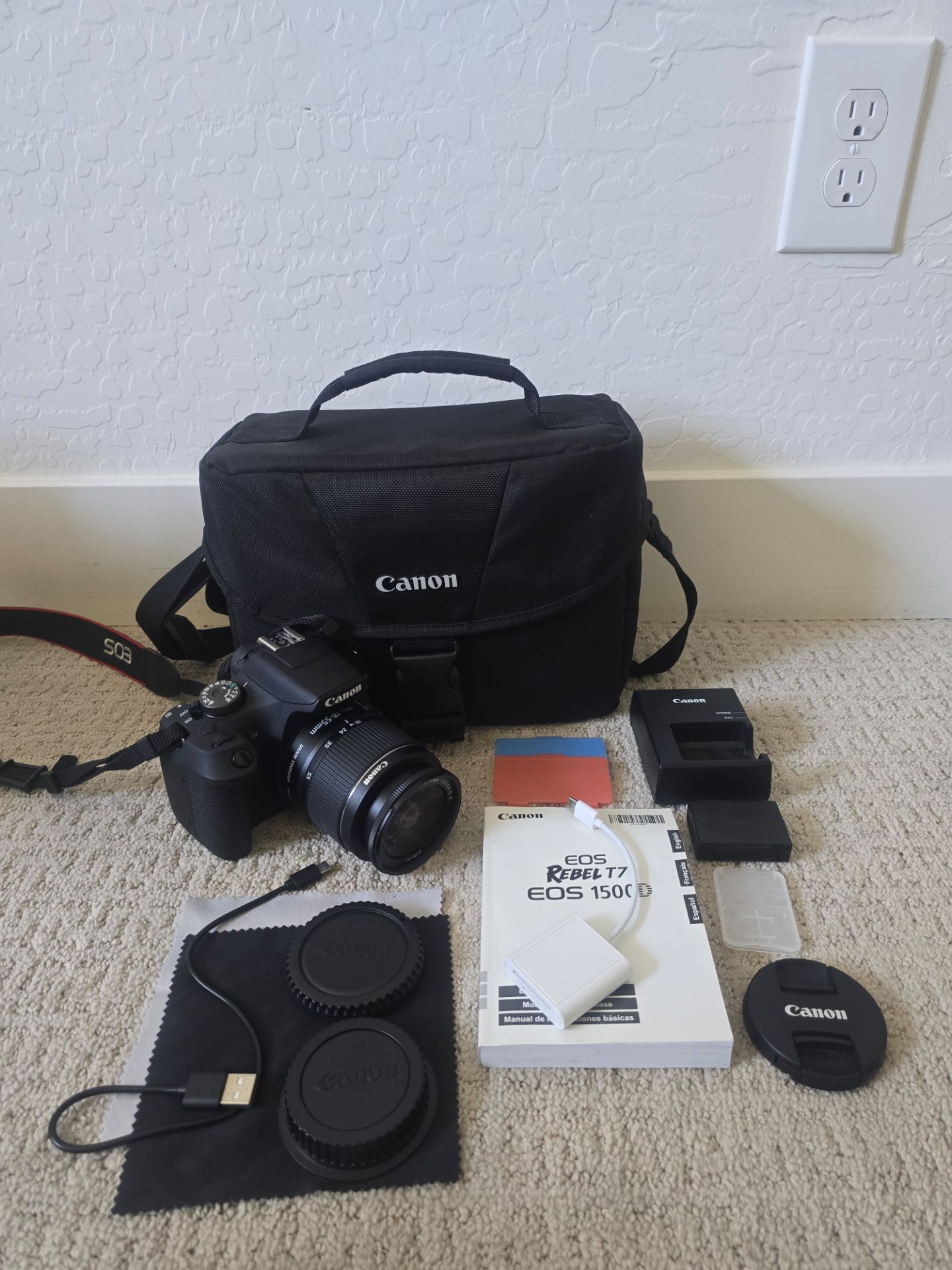 FULL Canon T7 Beginner Camera Kit!!