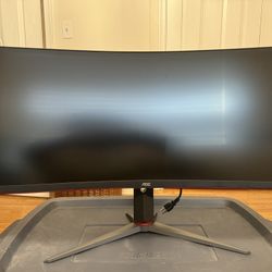 Gaming Monitor - AOC CU34G2X 34" Curved Frameless Immersive Gaming Monitor 