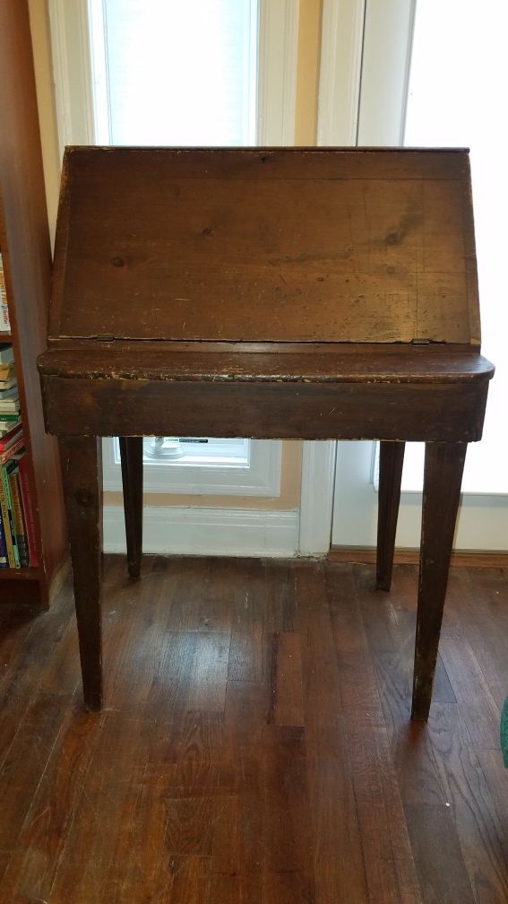Antique Texas Slant Top Desk For In Austin Tx Offerup