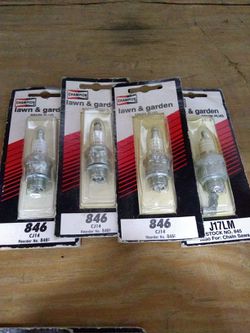 Spark plugs for automobile and small engine