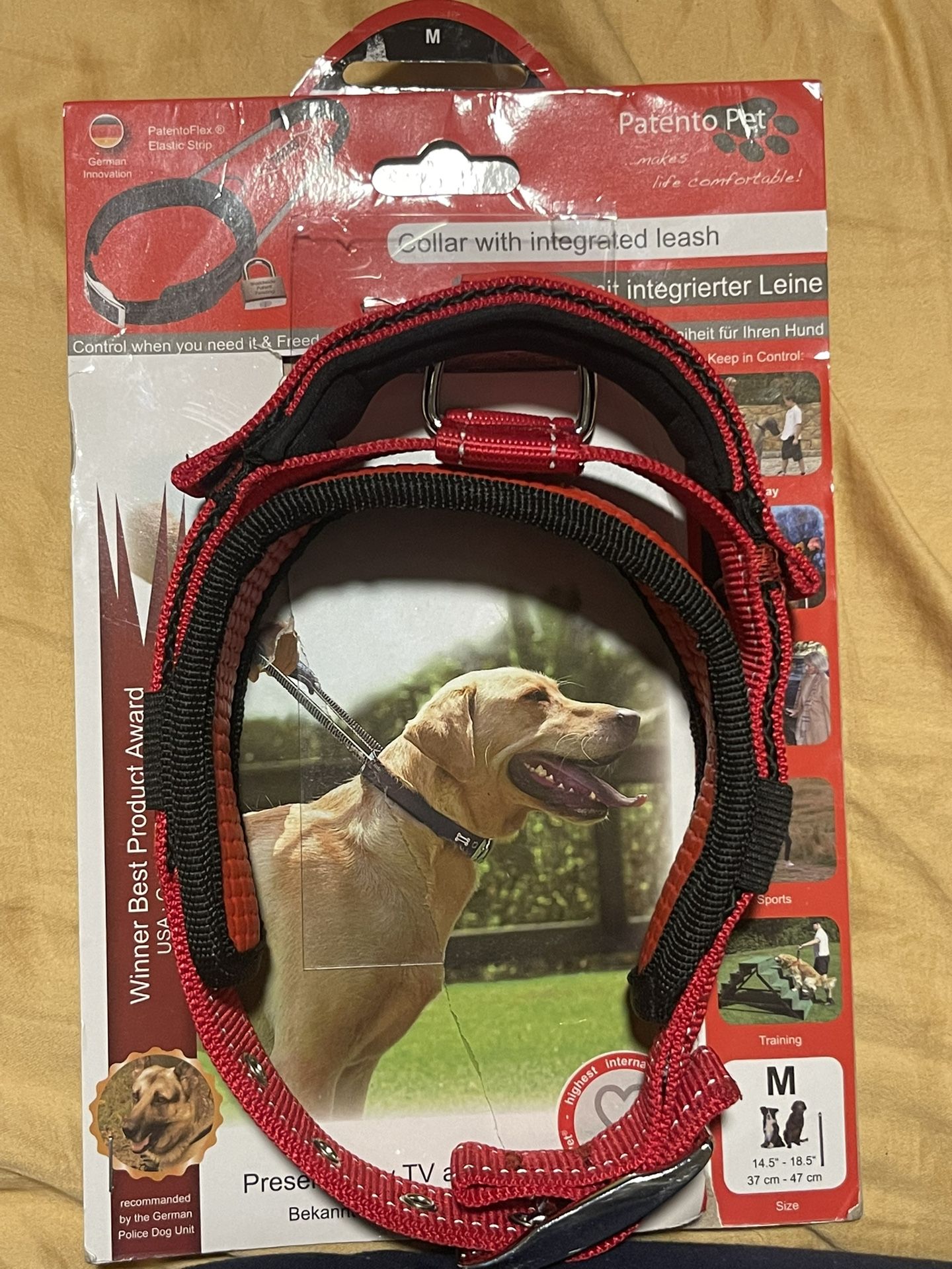 Collar With Integrated Leash