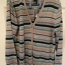 Requirements Women’s XL Cardigan - OD Green NWT