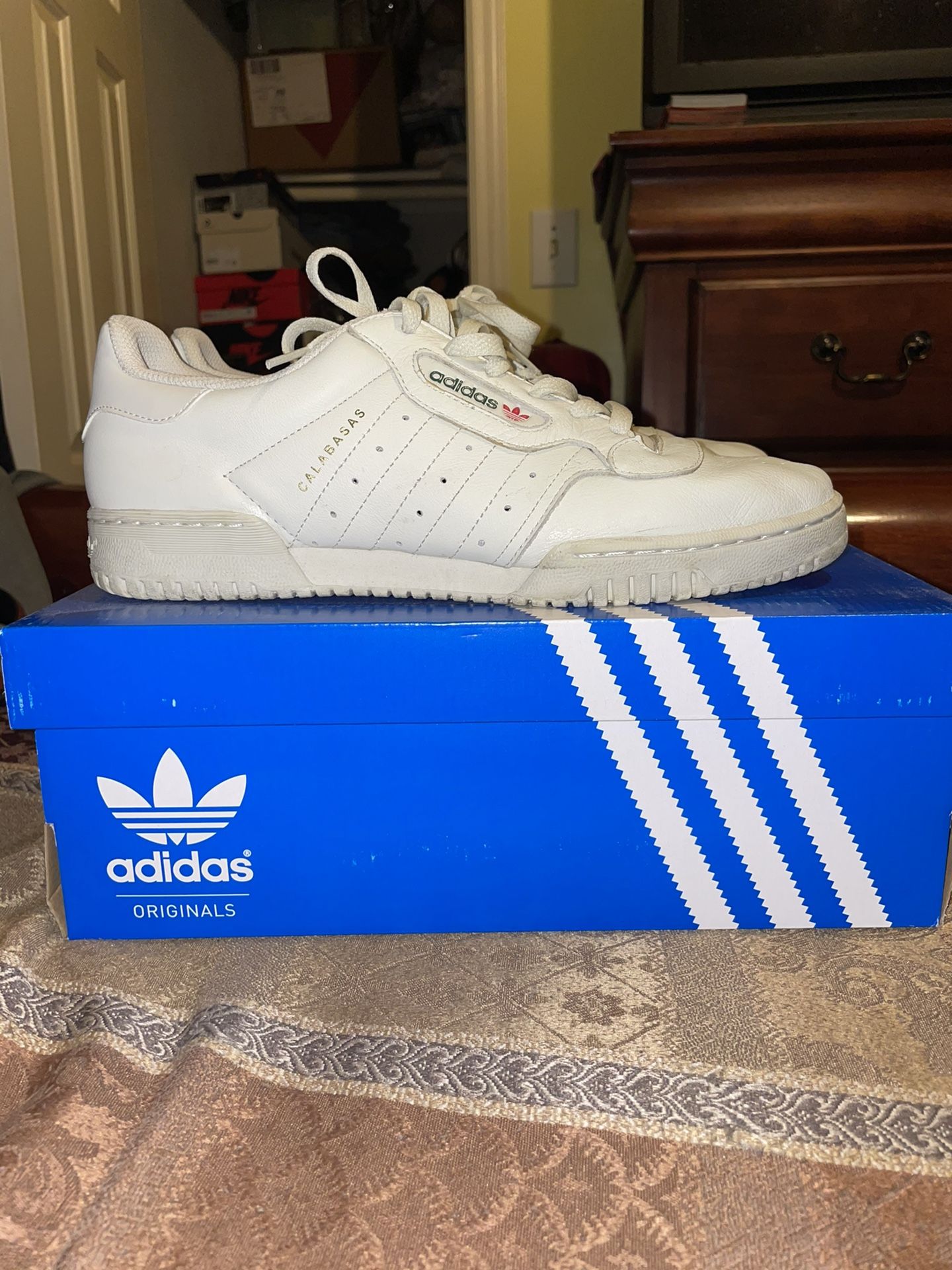 Adidas Yeezy Powerphase Calabasas Core White Size 10.5