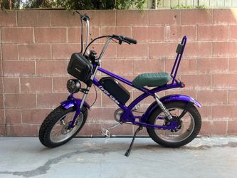 DRIFTSLIDE Purple Fat Tire E-Bike