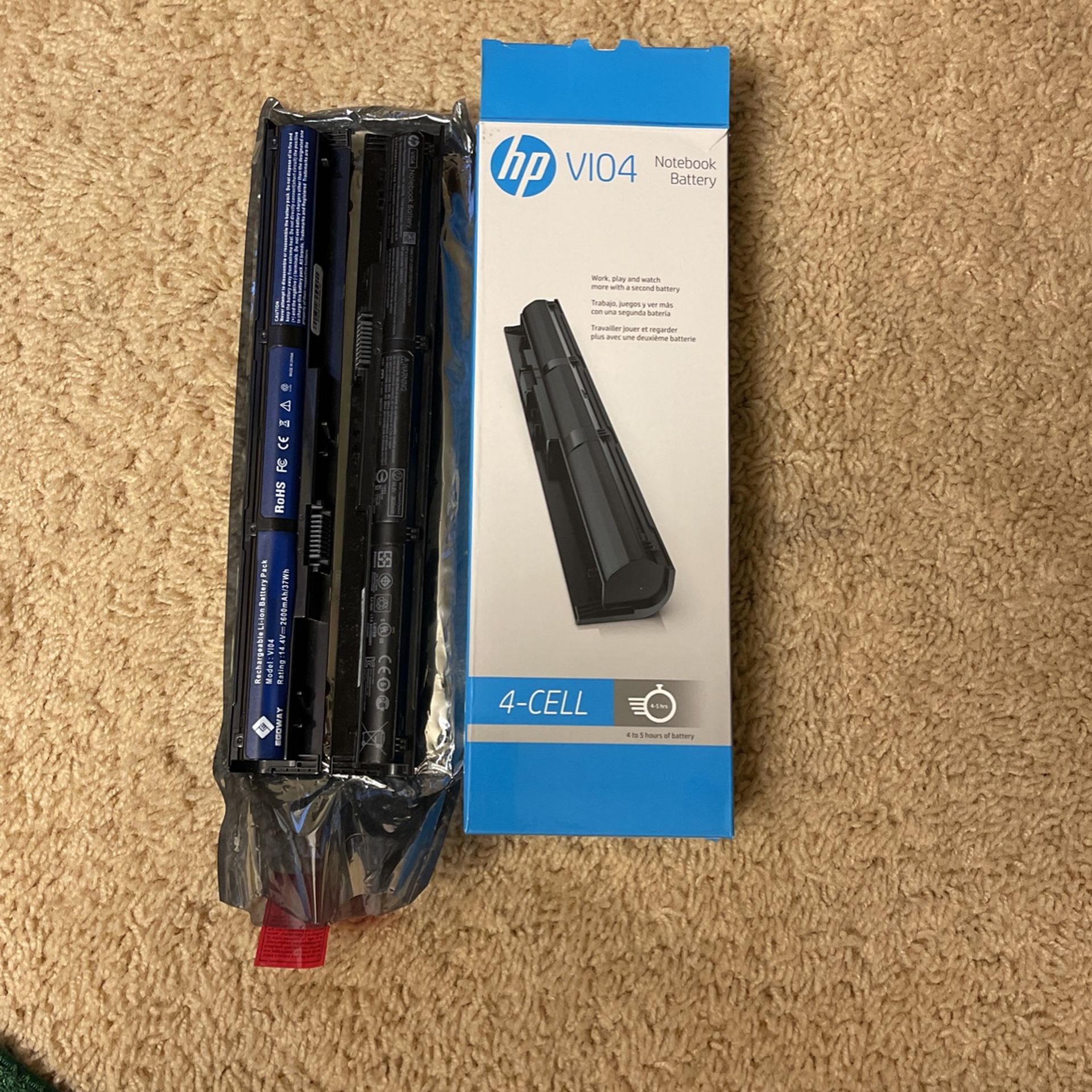 VI04 Battery for HP 756743-001 756744-001 756745-001 756478-421 V104 Notebook 2p. Total 2battery