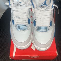 NIKE FV5029-141 Air Jordan 4 Retro Military Blue Size 8