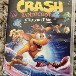 Replacement Case Crash Bandicoot 4 It’s About Time Nintendo Switch Box Original No Game Included