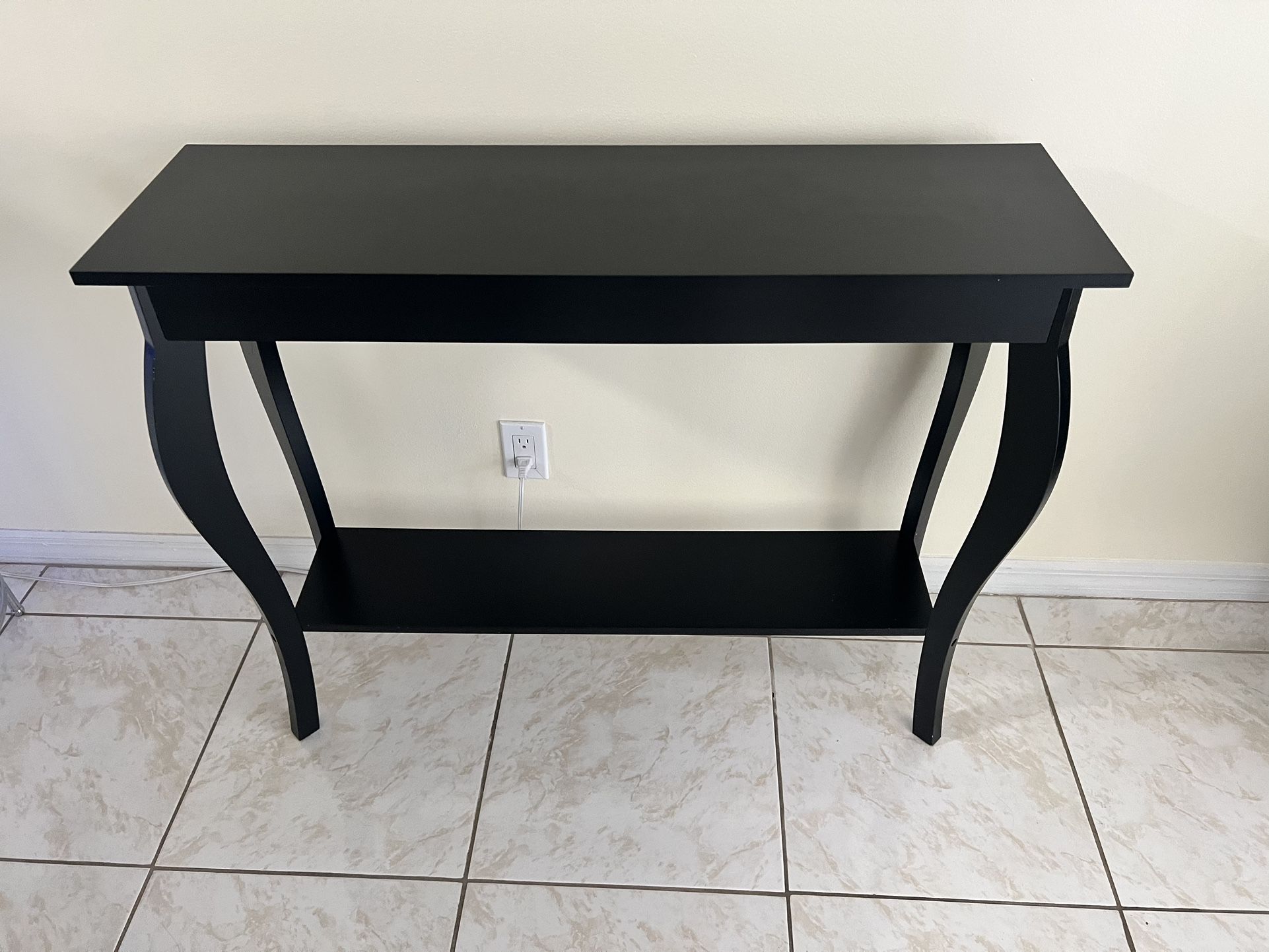 Console Table - Entrance Table - Black - Wood