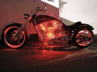 4 Piece 12v LED Strip Lights HIGH QUALITY Motorcycle Marine Auto