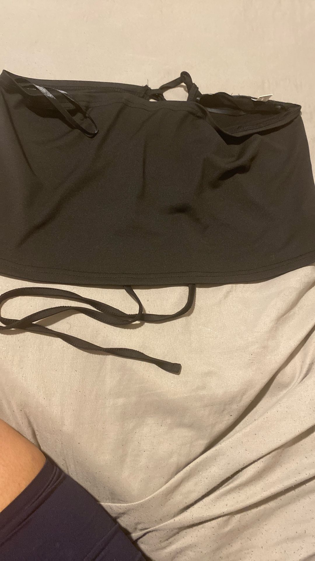 Black Tube Top Size XL