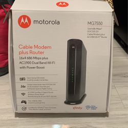 Motorola MG7550 Cable Modem Plus Router