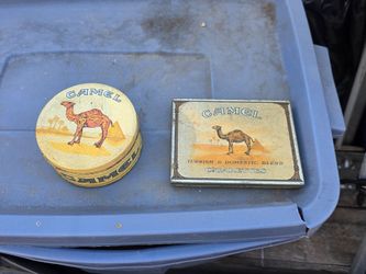 vintage Camel Cigarettes "Flat Fifties" tobacco tin