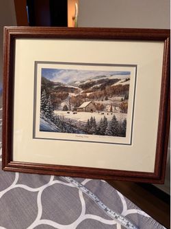 William Mangum Signed Art Print “Feeding Time” Framed — Local Pickup