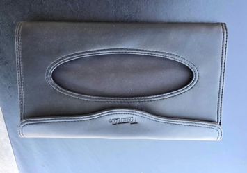 Tempo Leather Visor Tissue Holder