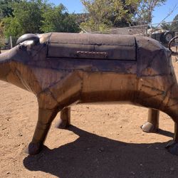 BBQ Live size Pig Smoker One Of A Kind Handcrafted 