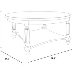 Wood Coffee table - Antique Oak