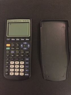 Calculator , Texas instrument TI – 83Plus . Used normal wear. $60