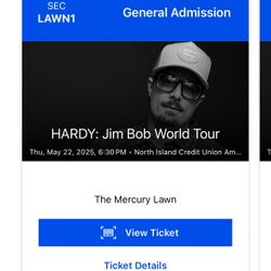 Hardy Jim Bob Tour Lawn Tickets 