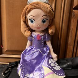 Disney Princess Sofia The First Stuffed Doll 14"