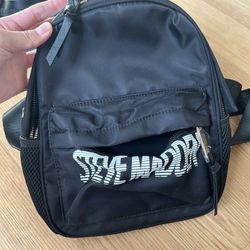 Black Steve Madden Mini Backpack