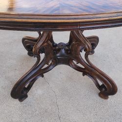  Antique       Table      19th   Century 