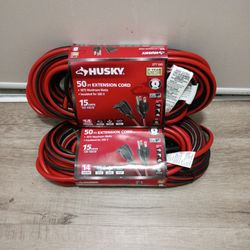Husky 50ft Extención Cord  15Amps