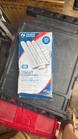 Triple Tube, compact fluorescent light fixture