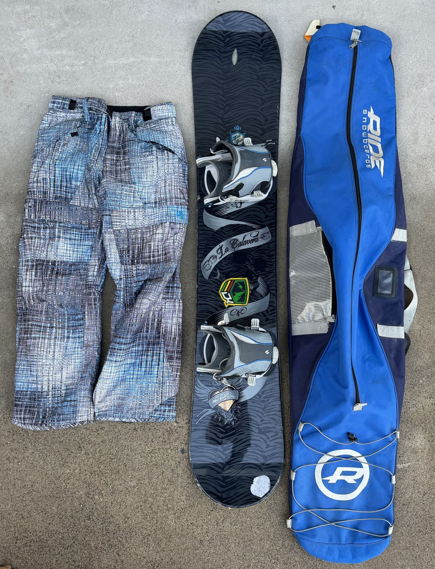 Snowboard w/ Bag and Gear