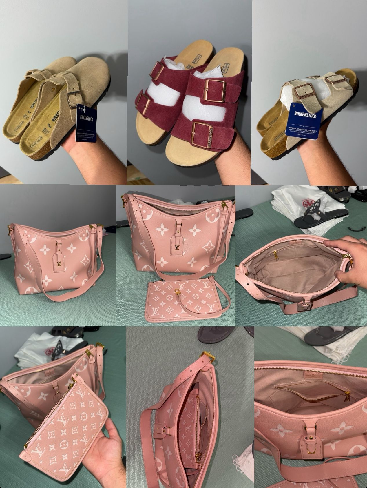 Pink Handbag and Wallet