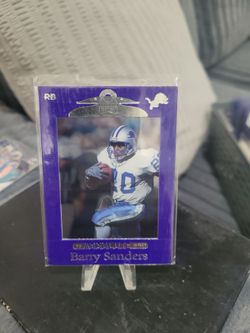 Barry Sanders absolute football blue card