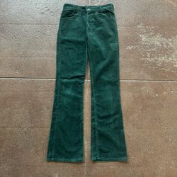 Levis Vintage Green Corduroy Pants