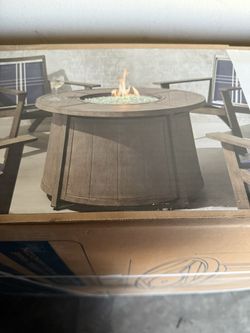 Mesa De Fogata Nueva En Su Caja 